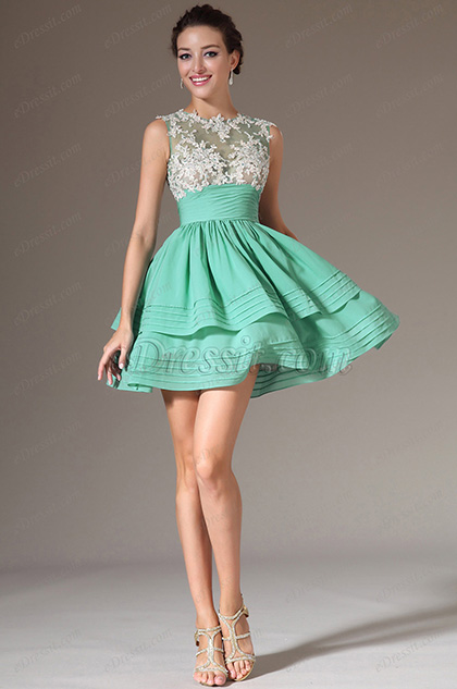 eDressit 2014 New Embroidery Lace Top Cocktail Dress