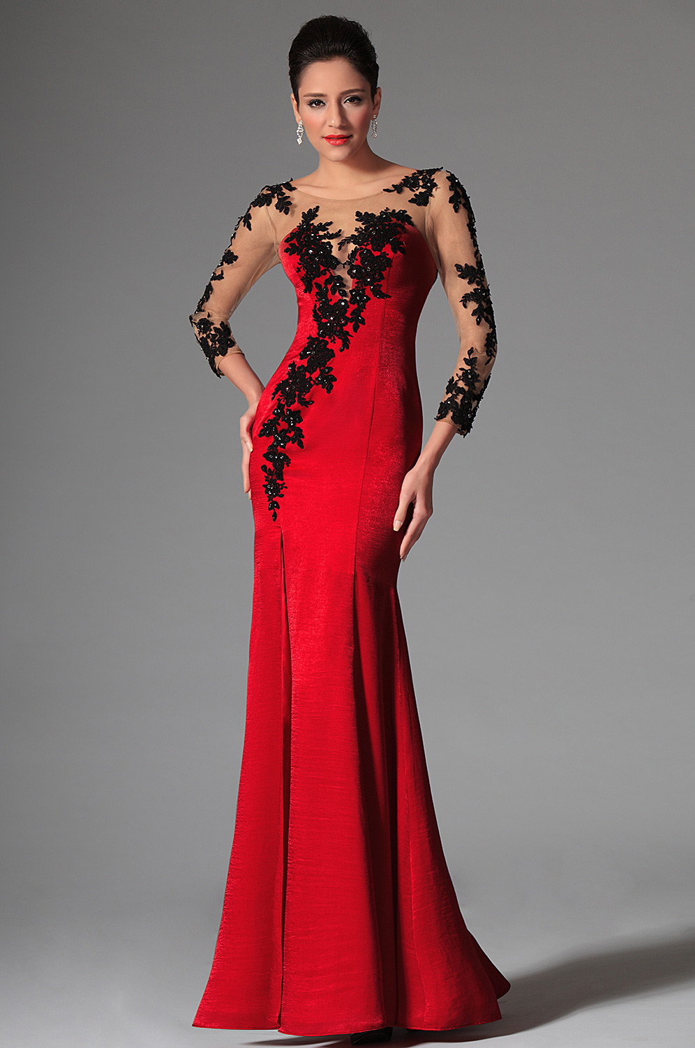 Robe du soir rouge