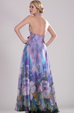 eDressit Floral Halter Evening Dress