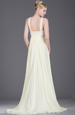eDressit Beaded Ivory Evening Dress