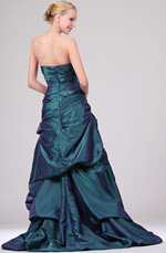 eDressit New Pleated Strapless Prom Gown with Split