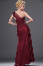 eDressit Schick Ein-Schulter Perlen Abendkleid (00111817)
