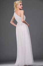 eDressit Elegant White One Shoulder Evening Dress (00112707)
