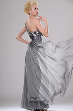 eDressit Shimmering One Shoulder Evening Dress with Sequins