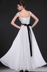 eDressit New Beaded Elegant White Evening Dress (00116707)
