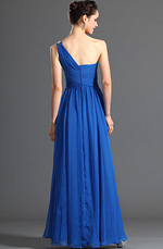 eDressit Wunderbares Ein Schulter Blau Abendkleid (00120605)