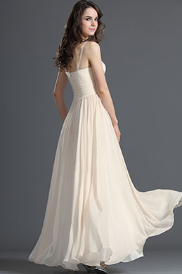eDressit Elegant V-cut Beige Evening Dress Party Dress (00120814)