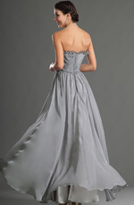 eDressit Jolie Bustier Grise Robe de Soiree (00128708)