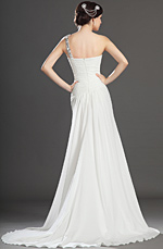 eDressit 2013 Nouveautés Agréable Bretelle Seule Blanc Robe de Soirée (00131907)