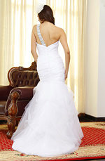 eDressit Pure White Glorious Wedding Gown