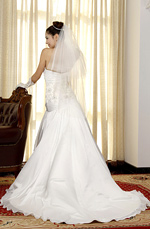 eDressit Pure White Fabulous Wedding Gown