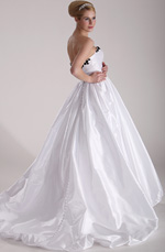 eDressit Strapless White Bridal Gown