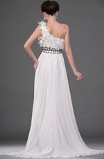 eDressit Elegant White One Shoulder Wedding Dress (01111107)