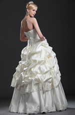 eDressit Robe de Mariee avec Perles brillants et dentelle (01112613)