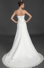 eDressit Sans Bretelle Perles Robe de Mariée (01120507)