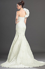 eDressit Lordly  One Shoulder Lace Wedding Dress (01130407)
