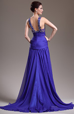 eDressit 2013 Neu Stilvolle Halter Straßsteine Halsausschnitt Abendkleid Brautkleid (02132605)