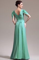eDressit 2013 Neu Sexy V Ausschnitt Ärmel Abendkleid Brautkleid (02133404)