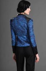 eDressit Blue Wear to Work Jacket (03122405)
