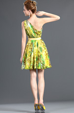 eDressit Elegant 100% Seide Ein-Schulter Ballkleid (04101068)