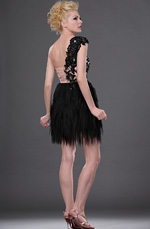 eDressit New Stylish One Shoulder Short Dress Party Dress