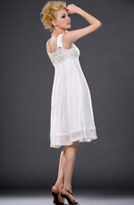 eDressit  Elegant White Cocktail Dress