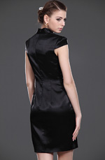 eDressit  New Sexy Little Black V-neck Party Dress (04114500)