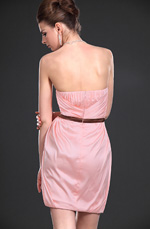 eDressit New Pink Adoral Strapless Party Dress