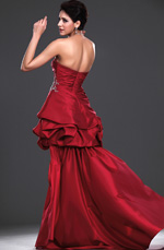eDressit Rouge Robe de cocktail  avec Traine détachable (04115002)