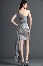 eDressit Modisch Ein Schulter Kurz Abendkleid (04120708)