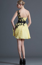 eDressit Glamourös Ein Schulter Cocktail Kleid (04122503)