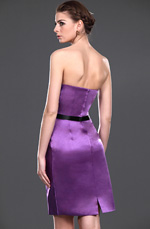 eDressit Neu Modern Trägerlos Lila Abendkleid für Brautjunfer (07110206)