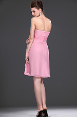 eDressit Neu Reizend Trägerlos Rose Brautjunfer Abendkleid (07110501)