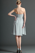 eDressit Charmante Bustier Gris Robe de Demoiselle d'Honneur (07120108)