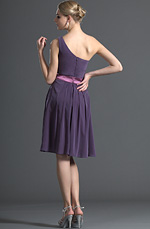 eDressit Elegant Ein Träger Purple Brautjungferkleid (07120906)