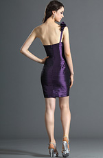 eDressit Ein Schulter Brautjunfer Kleid Cocktail Kleid Ballkleid (07122006)