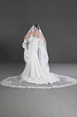 eDressit 2012 Nouveautés Charmante Dentelle Blanc Voiles de Mariée (19120207)