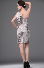 eDressit New Style Leopard One Shoulder Office Dress