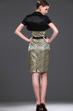 eDressit New Stylish Leopard Two Pieces Mother of the Bride Dress