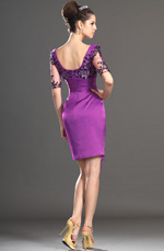 eDressit Stylish Short Sleeves Mother of the Bride Dress (26130912)