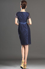 eDressit 2013 New Arrival Short Sleeves Dark Blue Mother of the Bride Dress (26132505)