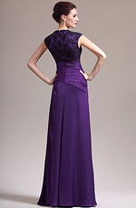 eDressit 2013 Nouveauté Adorable Manches Couvertes Violette Robe Mère de Mariée (26134606)