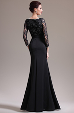 eDressit 2013 New Sexy V Neck Lace Black Mother of the Bride Dress (26135000)