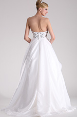 eDressit Elegant White Prom Gown