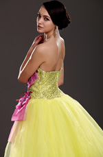 eDressit New Strapless Floral Prom Gown
