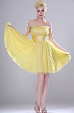 eDressit Charmant Jaune Robe de Cocktail (04112303)