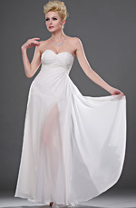 eDressit New Fabulous White Strapless Evening Dress (00113007)