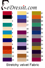 eDressit Stretchy Velvet Fabric (60110105)