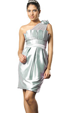 eDressit Elegant Ein-Schulter mit Rosen Abendkleid Kurz (04094032)