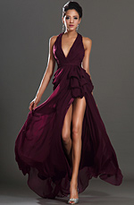 eDressit 2013 Neue Stillvoll Halfter V Ausschnitt Teif Spalt Abendkleid (00131117)